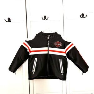 Harley Davidson toddler simulated jacket. Excellent condition